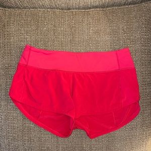 Lululemon speed up shorts 2.5”